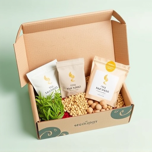 Subscription box with seeds and pellets