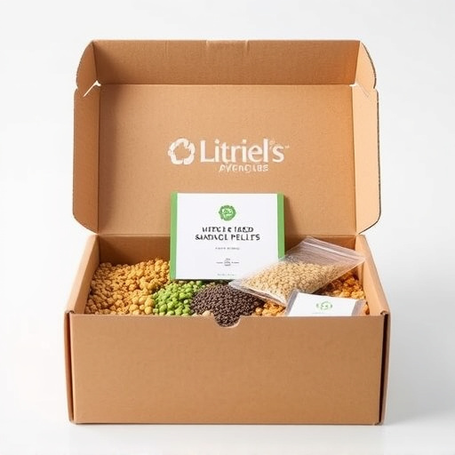 Subscription box with seeds and pellets