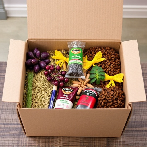 Suet and seed mix in delivery box