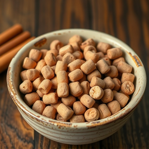 Suet pellets in a ceramic bowl