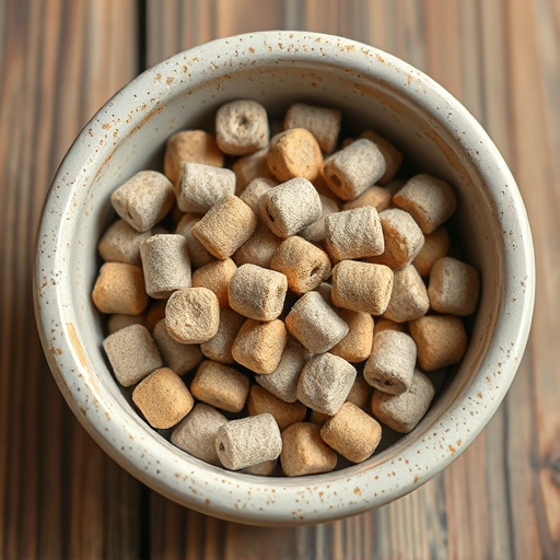 Suet pellets in a ceramic bowl