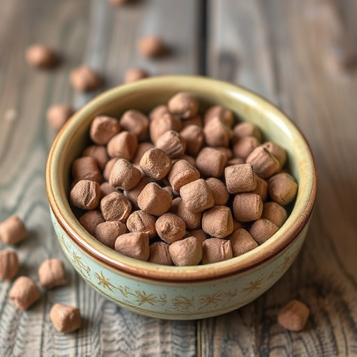Suet pellets in a ceramic bowl