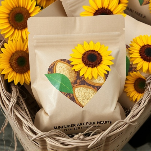 Sunflower hearts in eco packaging