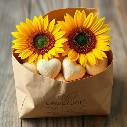 Sunflower hearts in eco packaging