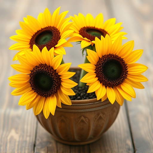 Sunflower hearts in rustic seed container