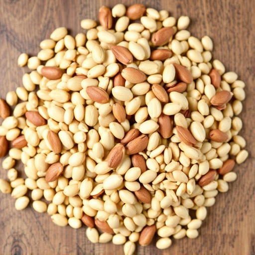 Sunflower seeds and grains mix