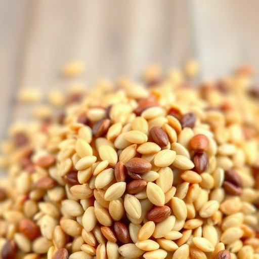Sunflower seeds and grains mix