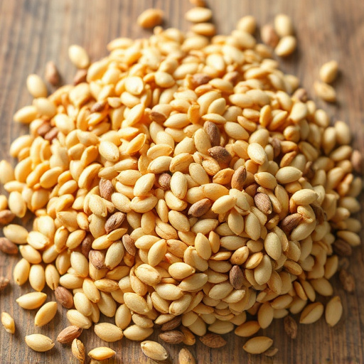 Sunflower seeds and grains mix