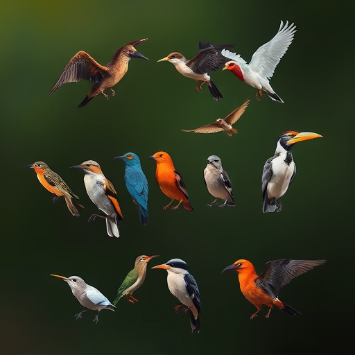 Variety of bird