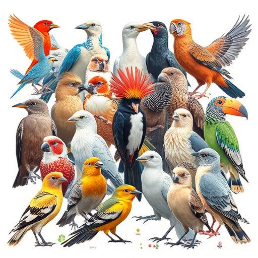 Variety of bird