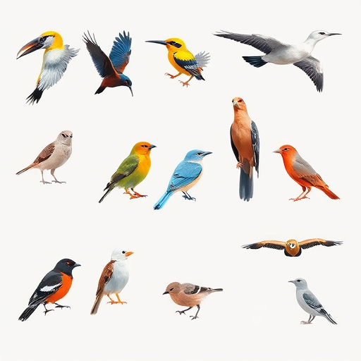 Variety of bird