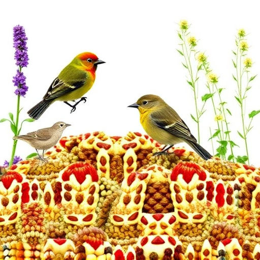 Variety of seeds for small garden birds
