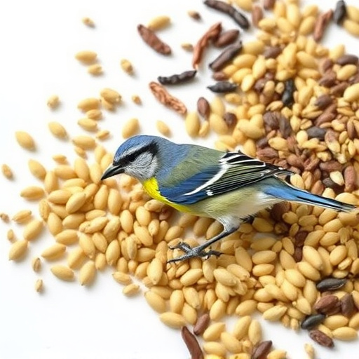 Variety of seeds suitable for UK birds
