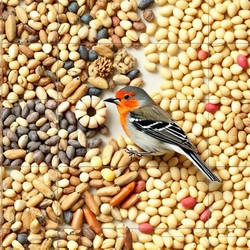 Variety of seeds suitable for UK birds