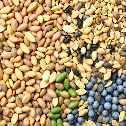 Variety of seeds suitable for UK birds