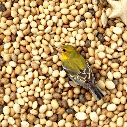 Variety of seeds suitable for UK birds
