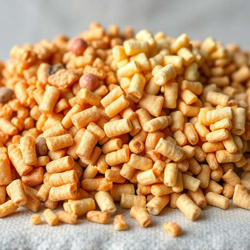 Variety of suet pellet flavours displayed