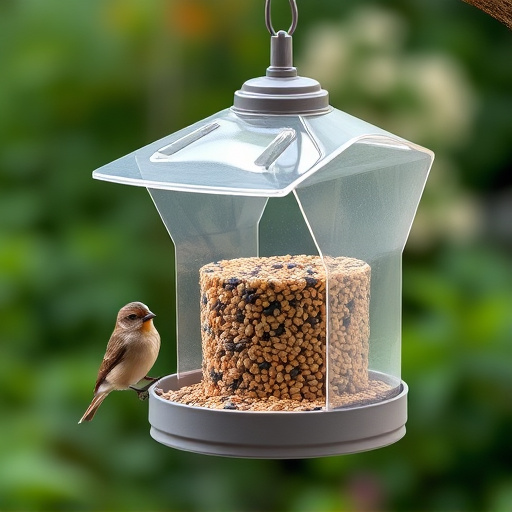 Waterproof feeder with seed storage