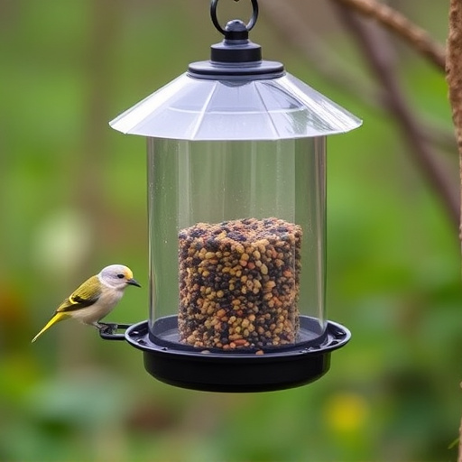Waterproof feeder with seed storage