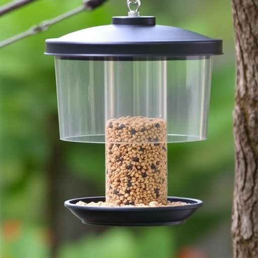 Waterproof feeder with seed storage