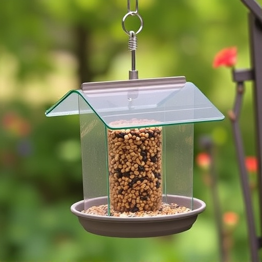 Waterproof feeder with seed storage