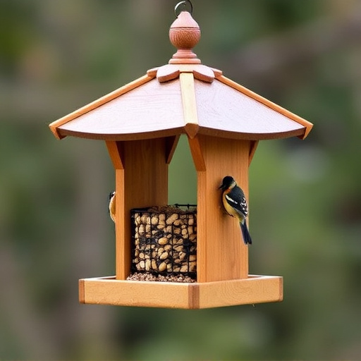 Weatherproof bird feeder with roof cover