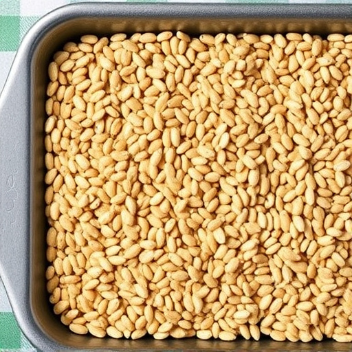 Wheat-free seed blend in feeding tray
