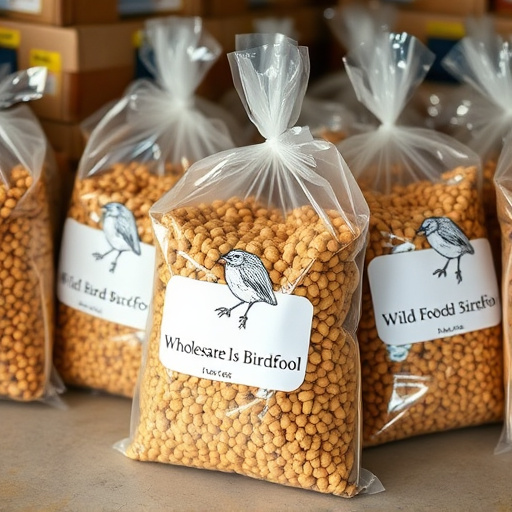 Wholesale wild bird food bagged neatly