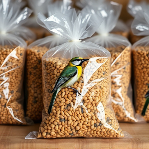 Wholesale wild bird food bagged neatly