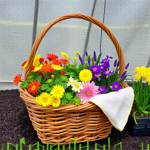 Add-to-basket screen with seed varieties