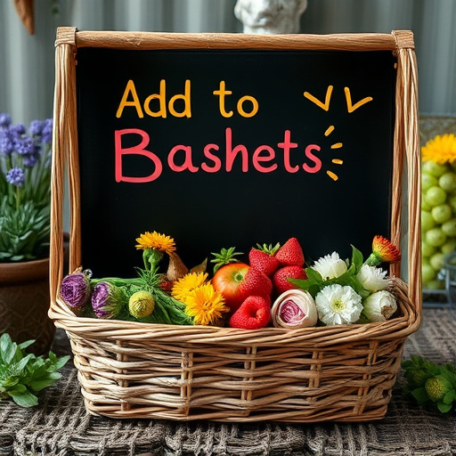 Add-to-basket screen with seed varieties