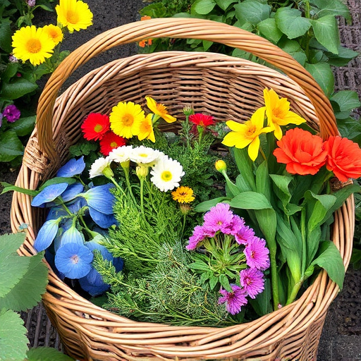 Add-to-basket screen with seed varieties