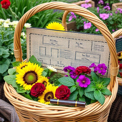 Add-to-basket screen with seed varieties
