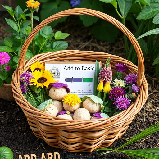 Add-to-basket screen with seed varieties