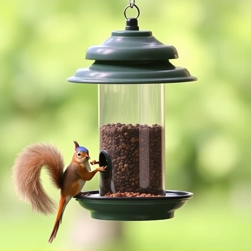 Affordable squirrel-resistant bird feeder hanging