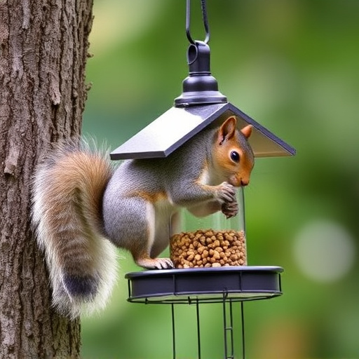 Affordable squirrel-resistant bird feeder hanging