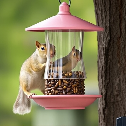 Affordable squirrel-resistant bird feeder hanging