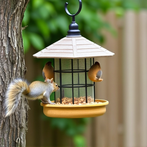 Prevent Squirrel Raids: Secure Bird Feeders Effectively