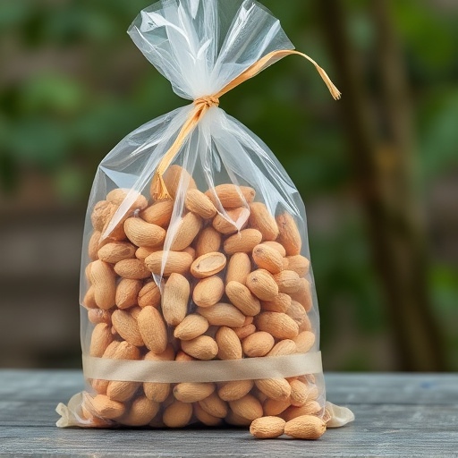 Bag of peanuts for wild birds