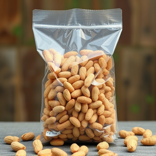 Bag of premium peanuts for wild birds