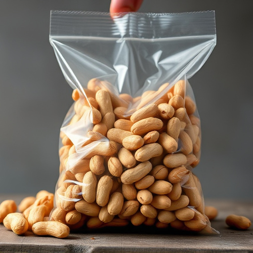 Bag of premium peanuts for wild birds