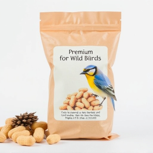Bag of premium peanuts for wild birds