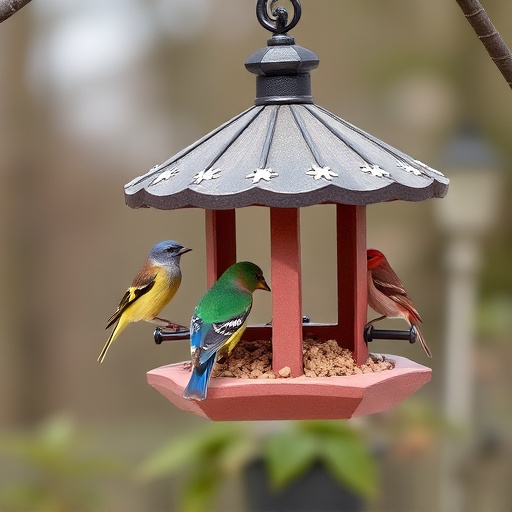 bird feeder station