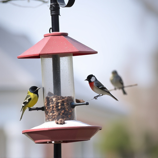 bird feeder station