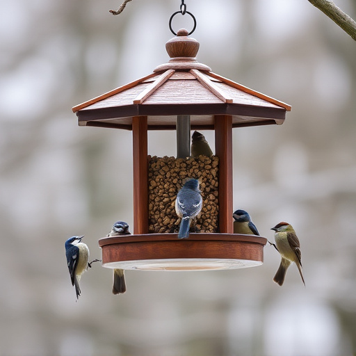 bird feeder station