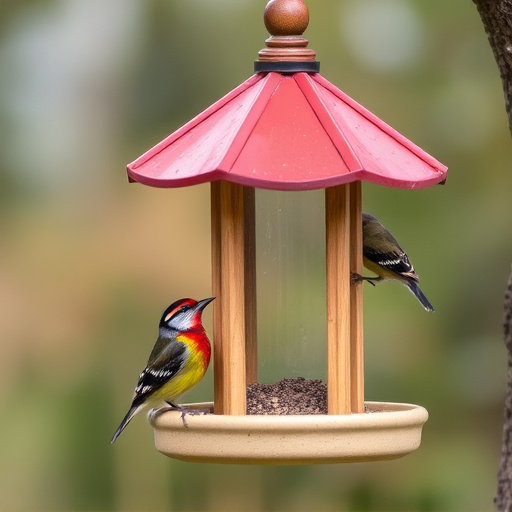 bird feeder station