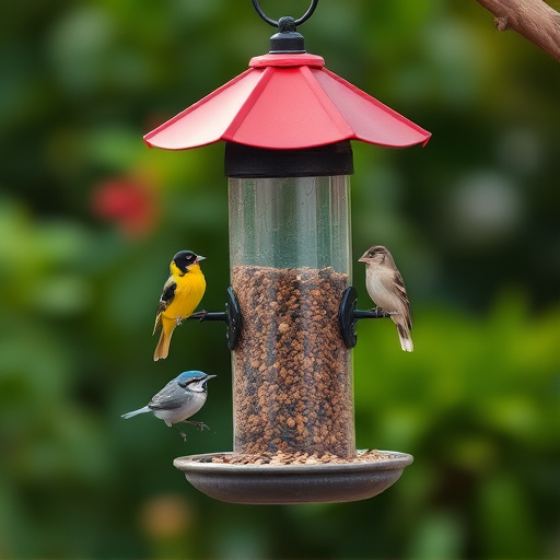 bird feeder station