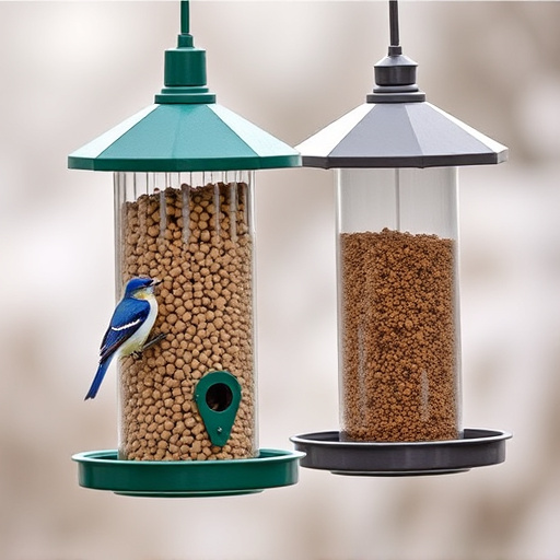 Bird feeders filled from subscription delivery