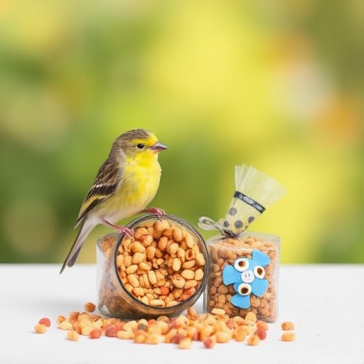 Bird food mix for sensitive birds