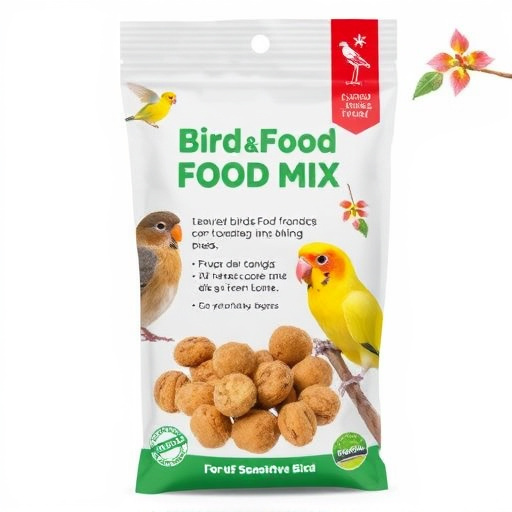 Bird food mix for sensitive birds